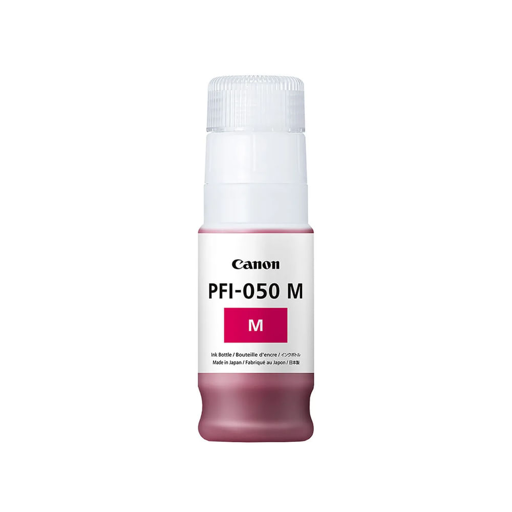 Botella de Tinta Canon PFI-050M Magenta 70ml para Impresoras de Gran Formato - Color Vibrante y Alt