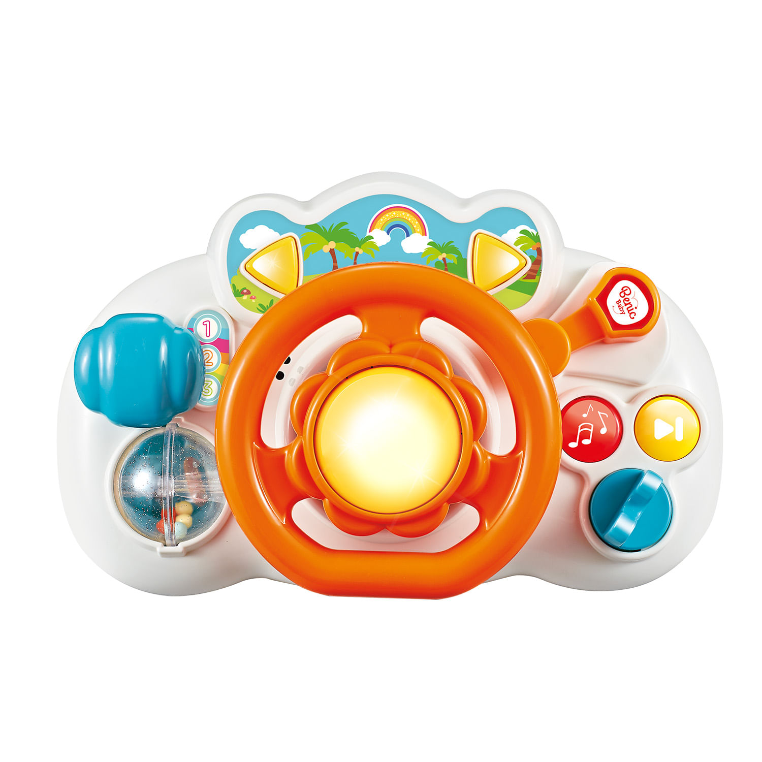 Volante Didáctico Para Bebé Benic Baby Con Luces Y Sonido