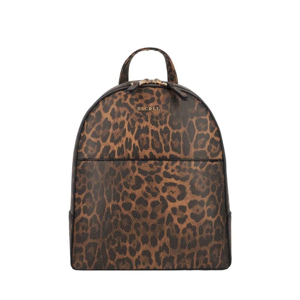 Mochila Secret Dubai Mediana Leopardo