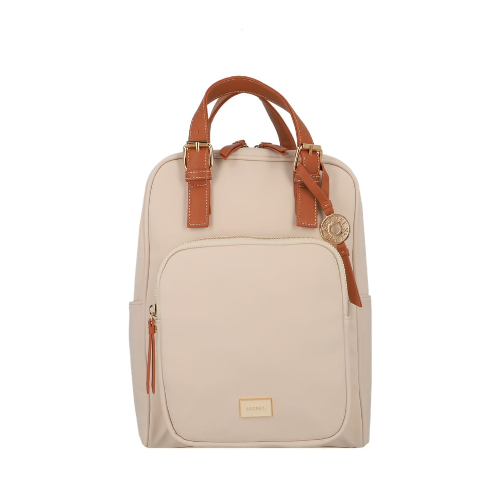 Mochila Secret Bangkok Mediana Beige