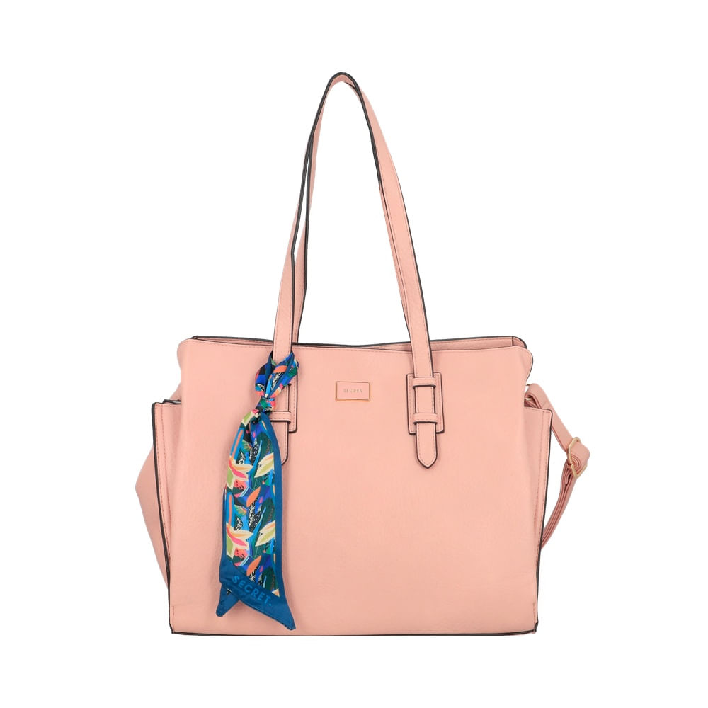 Cartera Tote Secret Albania Grande Rosado