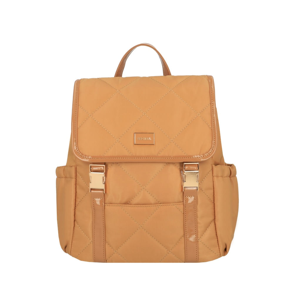 Mochila Secret Lima Mediana Tostado M