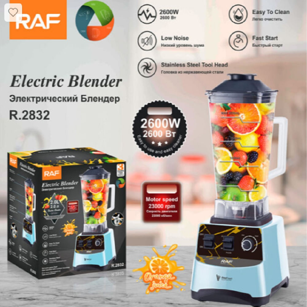 Licuadora de Alta Potencia 2 Litros Raf