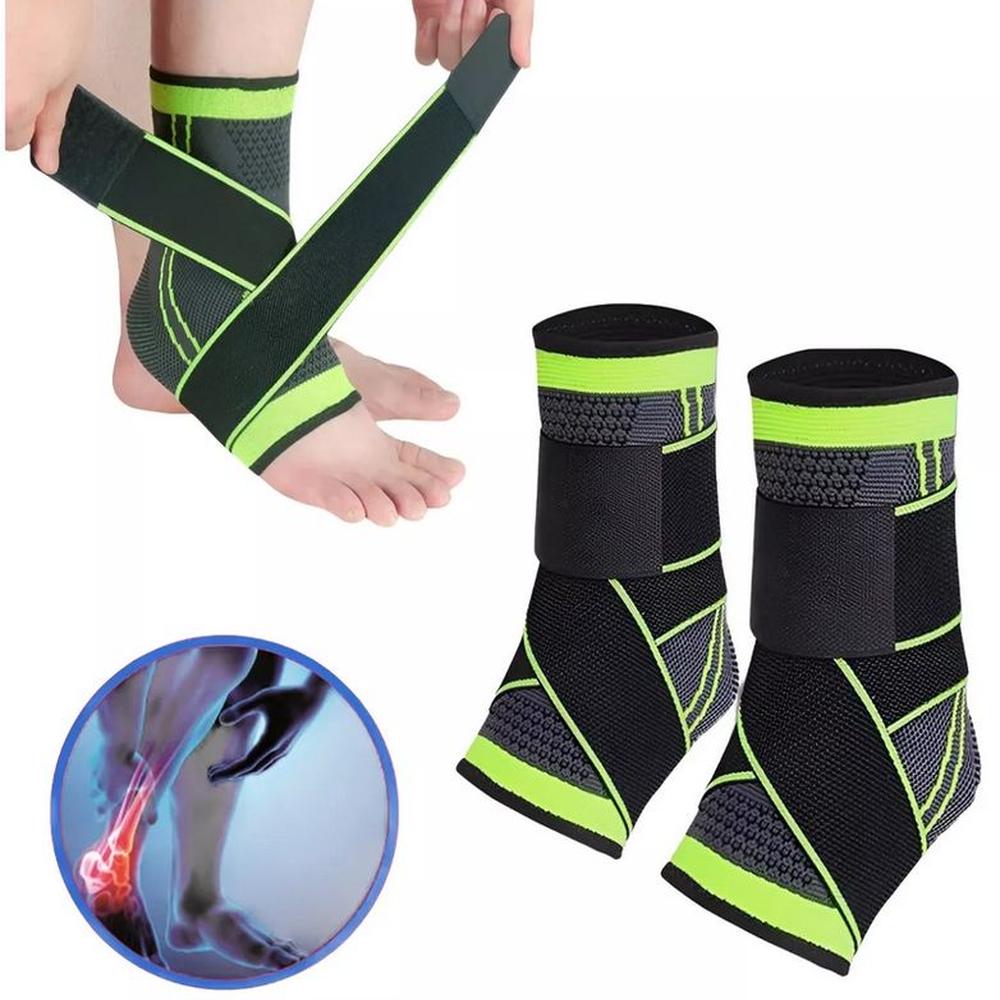 02 Tobilleras de Neopreno con Vendaje de compresión