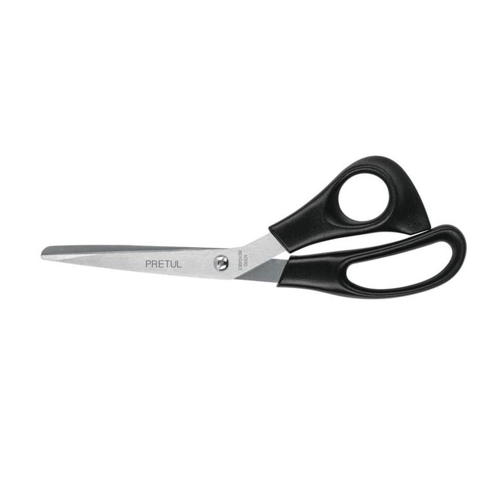 Tijera 8 de acero inoxidable para casa y oficina PRETUL NEGRO