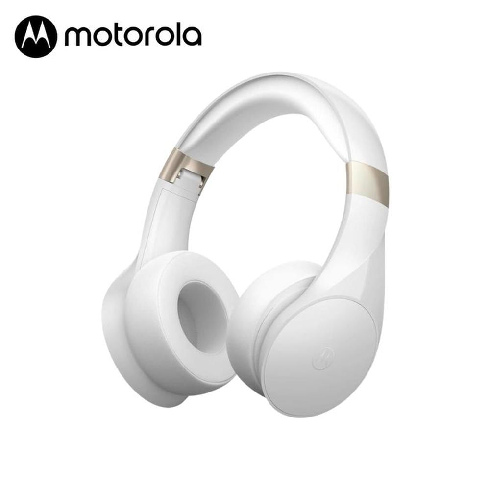 Audífono Motorola Moto XT500+ Blanco Bluetooth Over-Ear Hasta 25 Horas