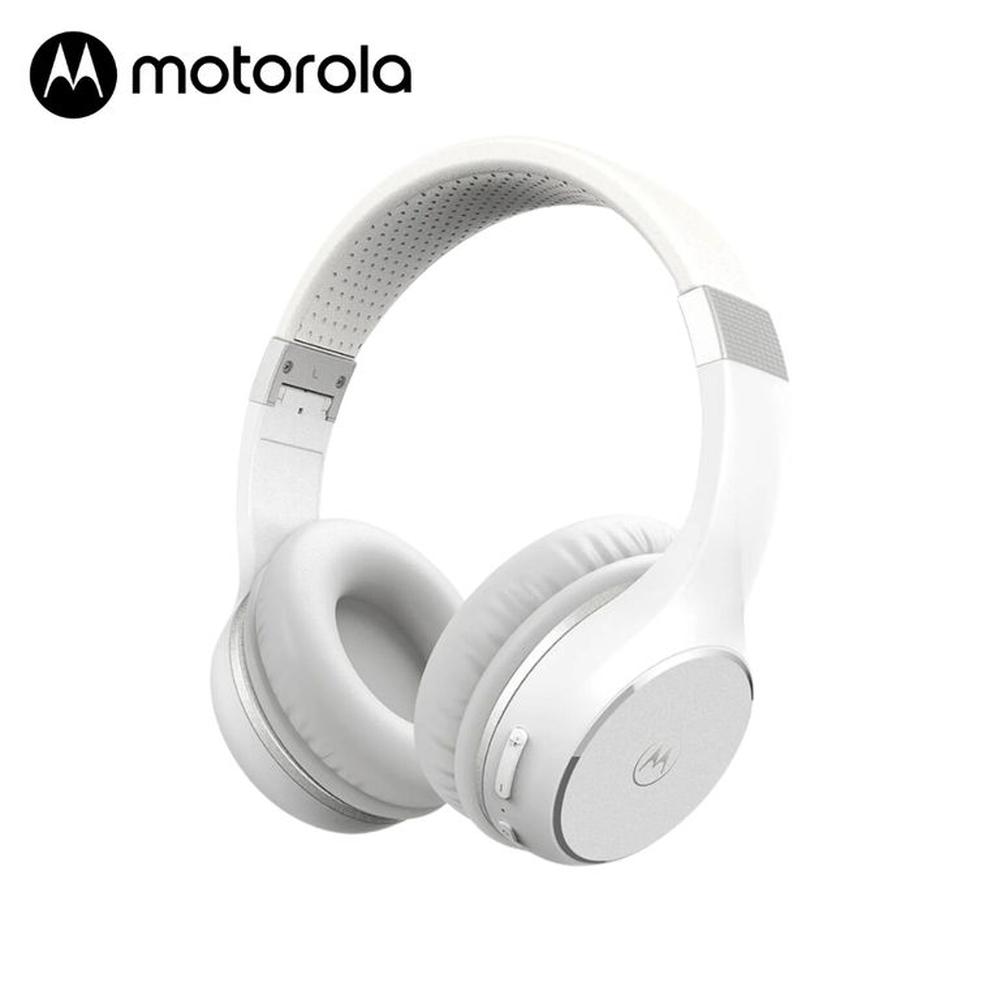 Audífono Motorola Moto XT220 Blanco Bluetooth 23 Hrs Plegado Compacto