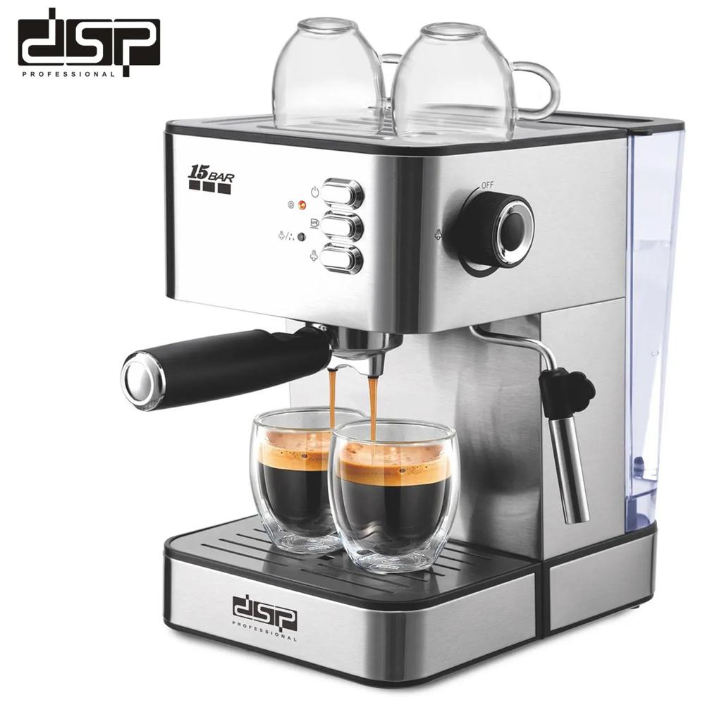 Cafetera Espresso Manual DSP MK-Y20240 Acerado