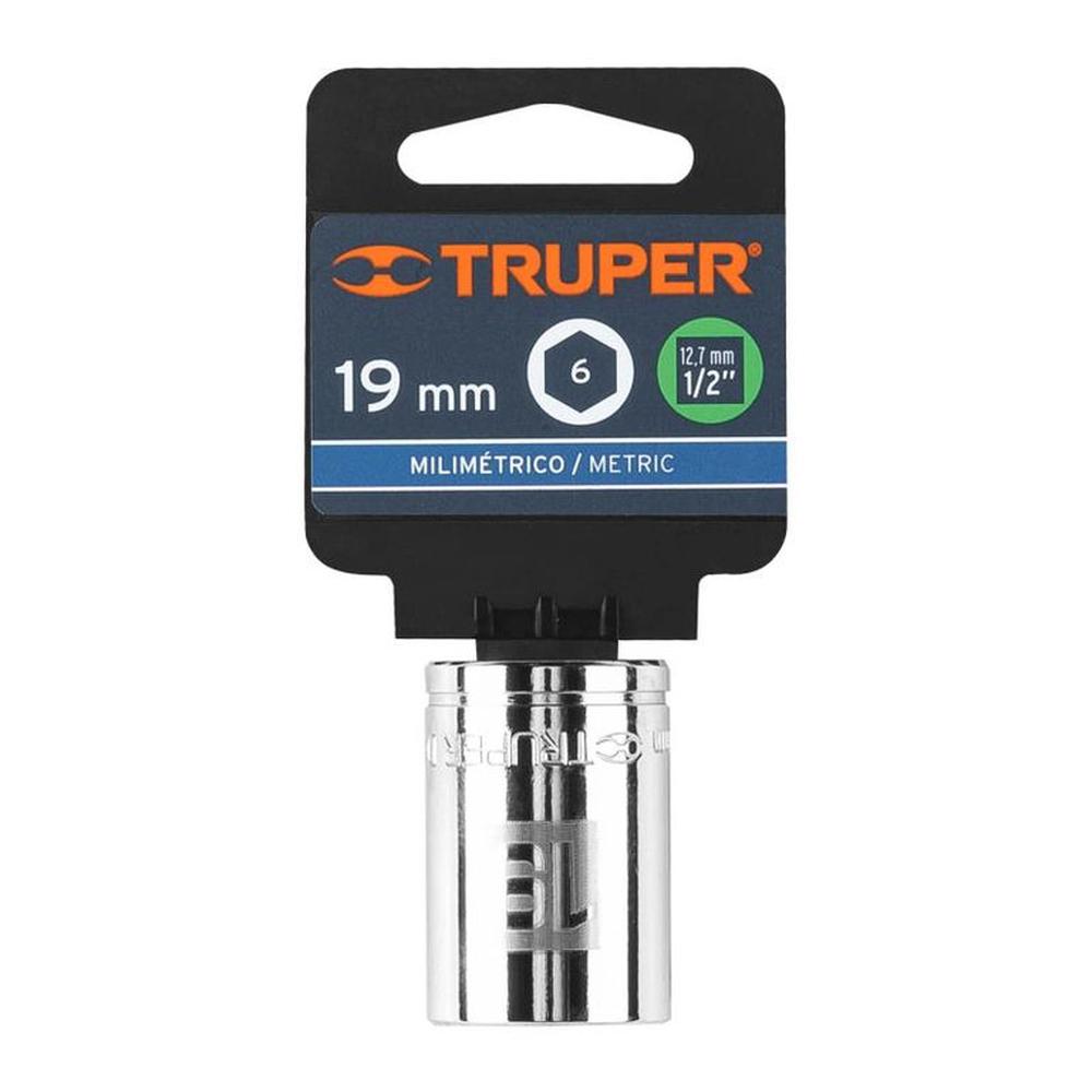 Dado hexagonal encastre 12 de 19 mm Truper - 13269