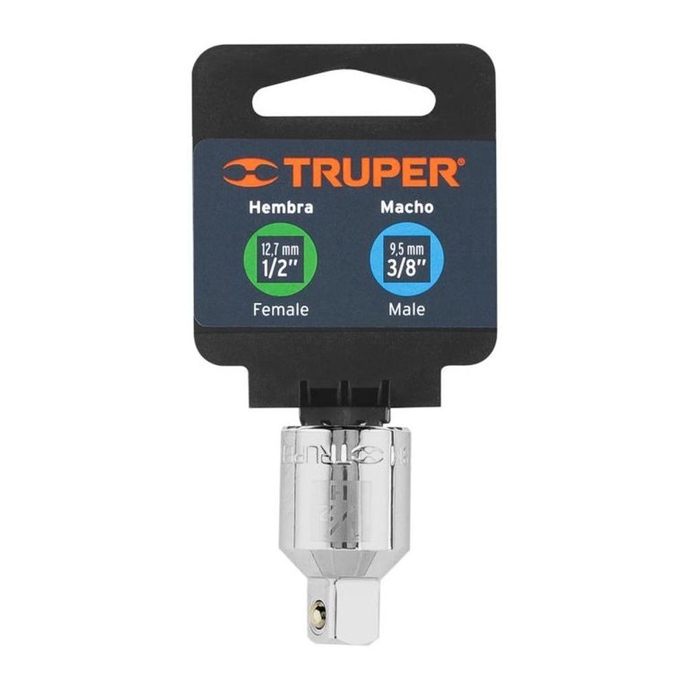 Adaptador para matraca de cuadro 12 a cuadro 38 Truper - 13422