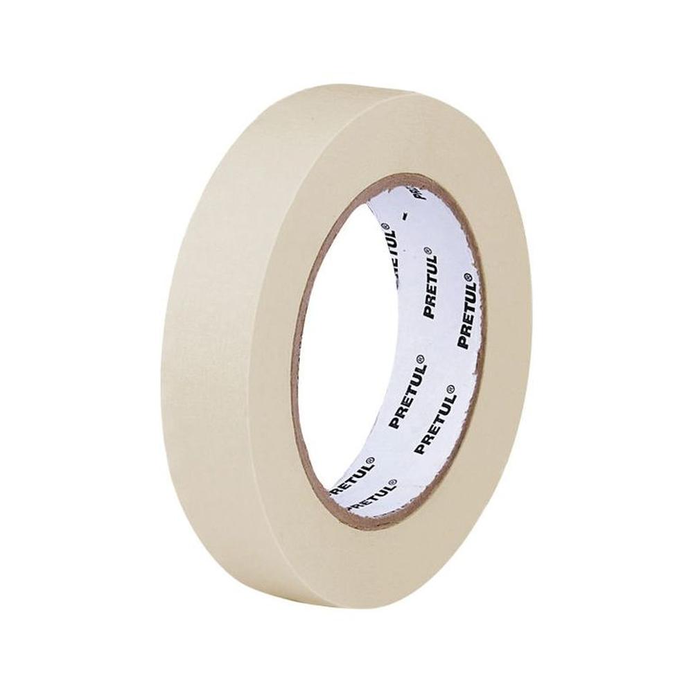 Cinta masking tape de 1 x 50 m Pretul - 20670 Amarillo