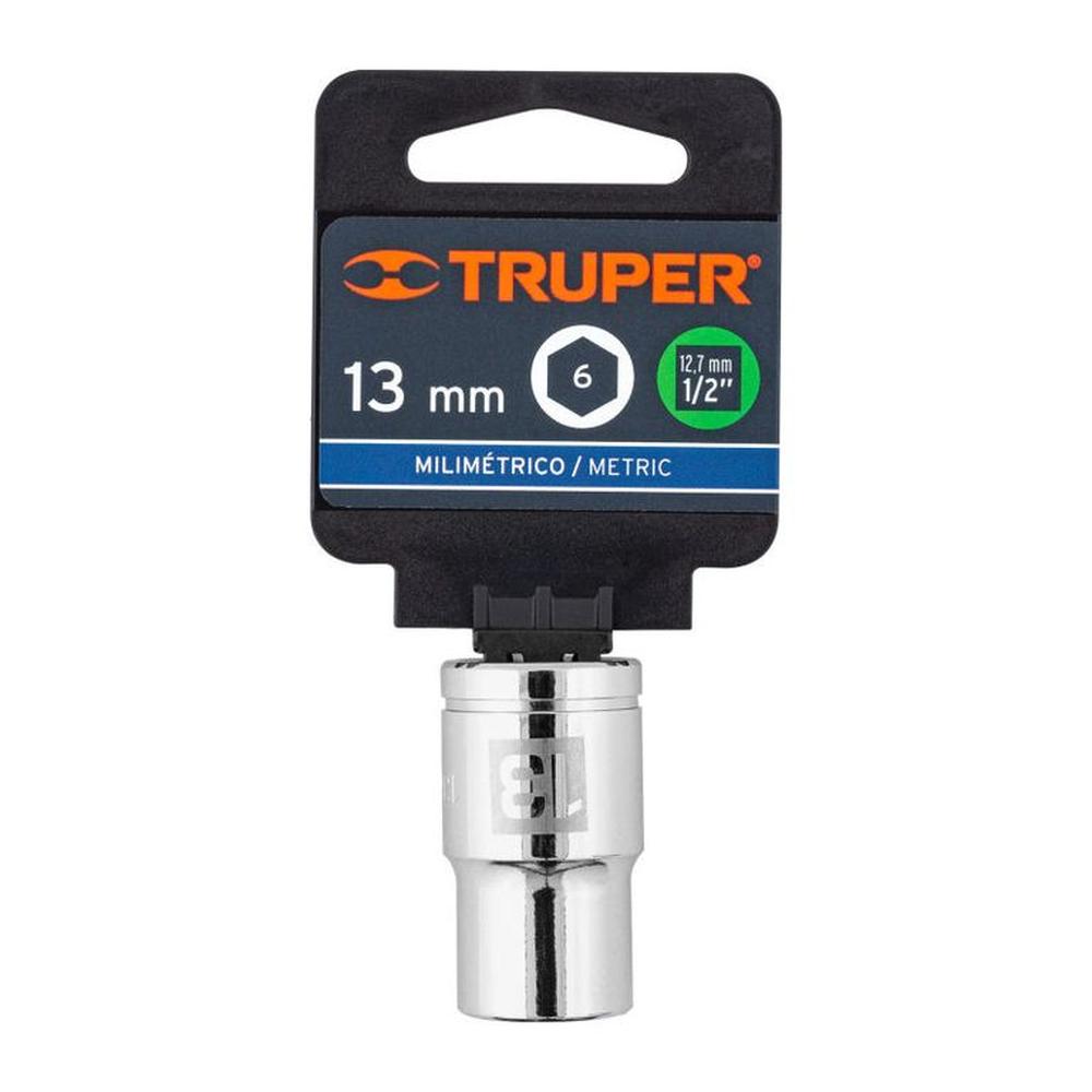 Dado hexagonal encastre 12 de 13 mm Truper - 13263