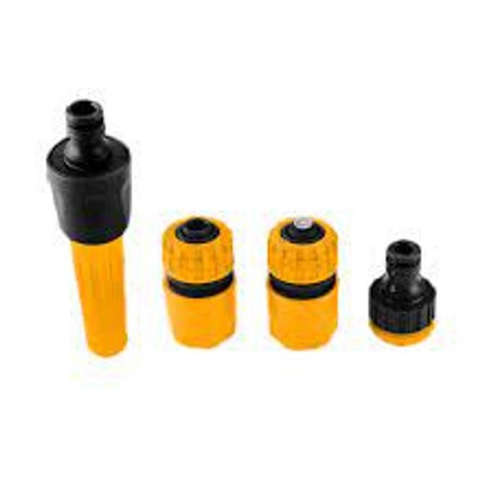 CONECTOR DE MANGUERA 4PCS Tolsen - 57125 Amarillo