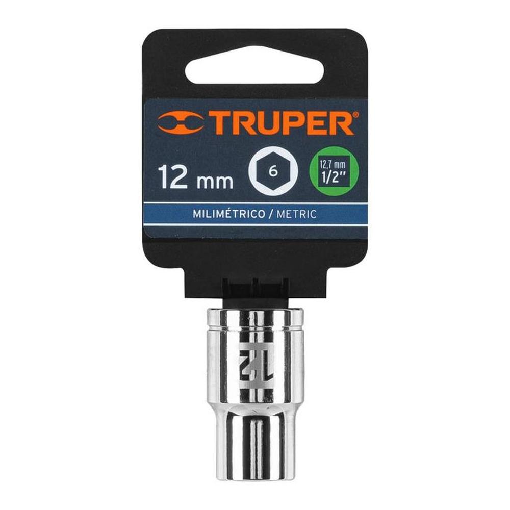 Dado de 12 mm 6 puntas cuadro 12 Truper - 13262