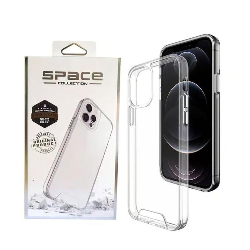 Case Funda Space Anticaida para iPhone 12 Pro Max - Transparente