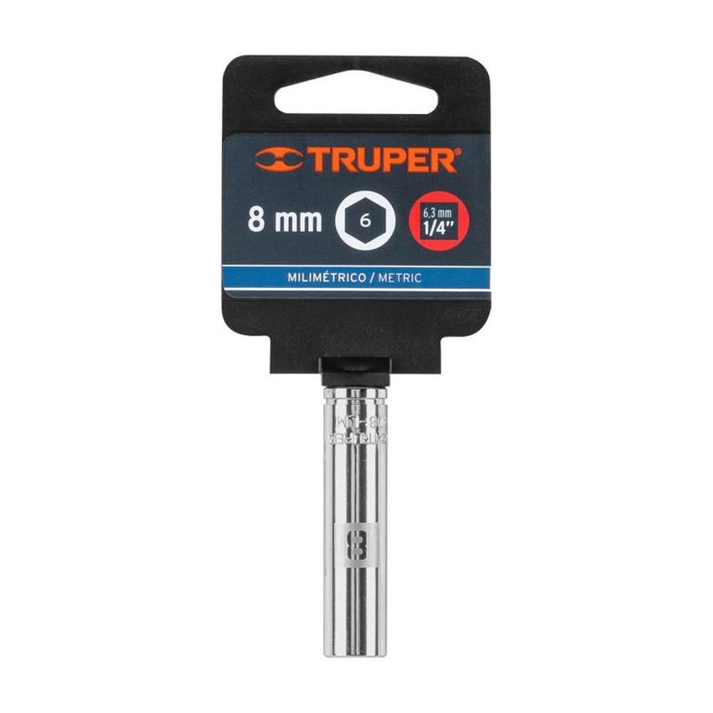Dado tubular hexagonal encastre 14 de 8 mm Truper - 13202