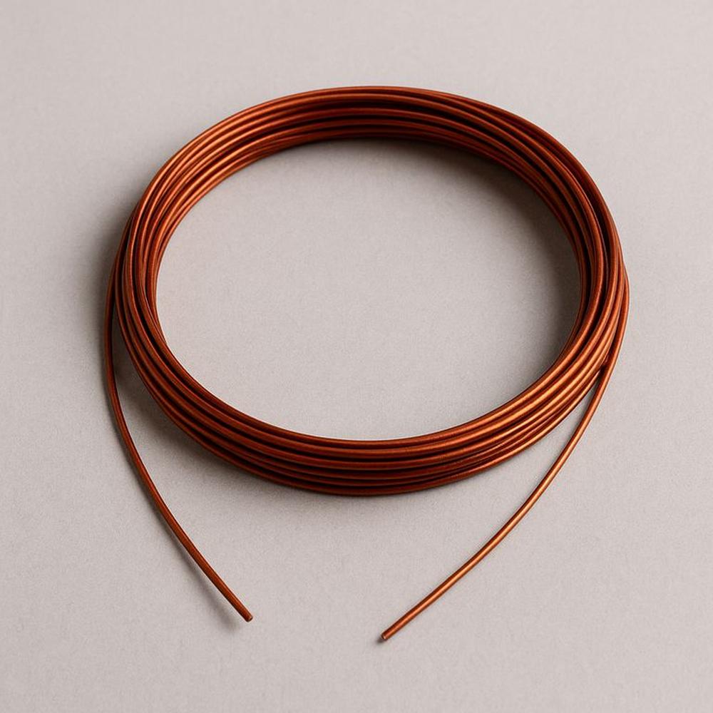 2 METROS DE ALAMBRE O HILO DE COBRE ESMALTADO 29 AWG  0,287MM