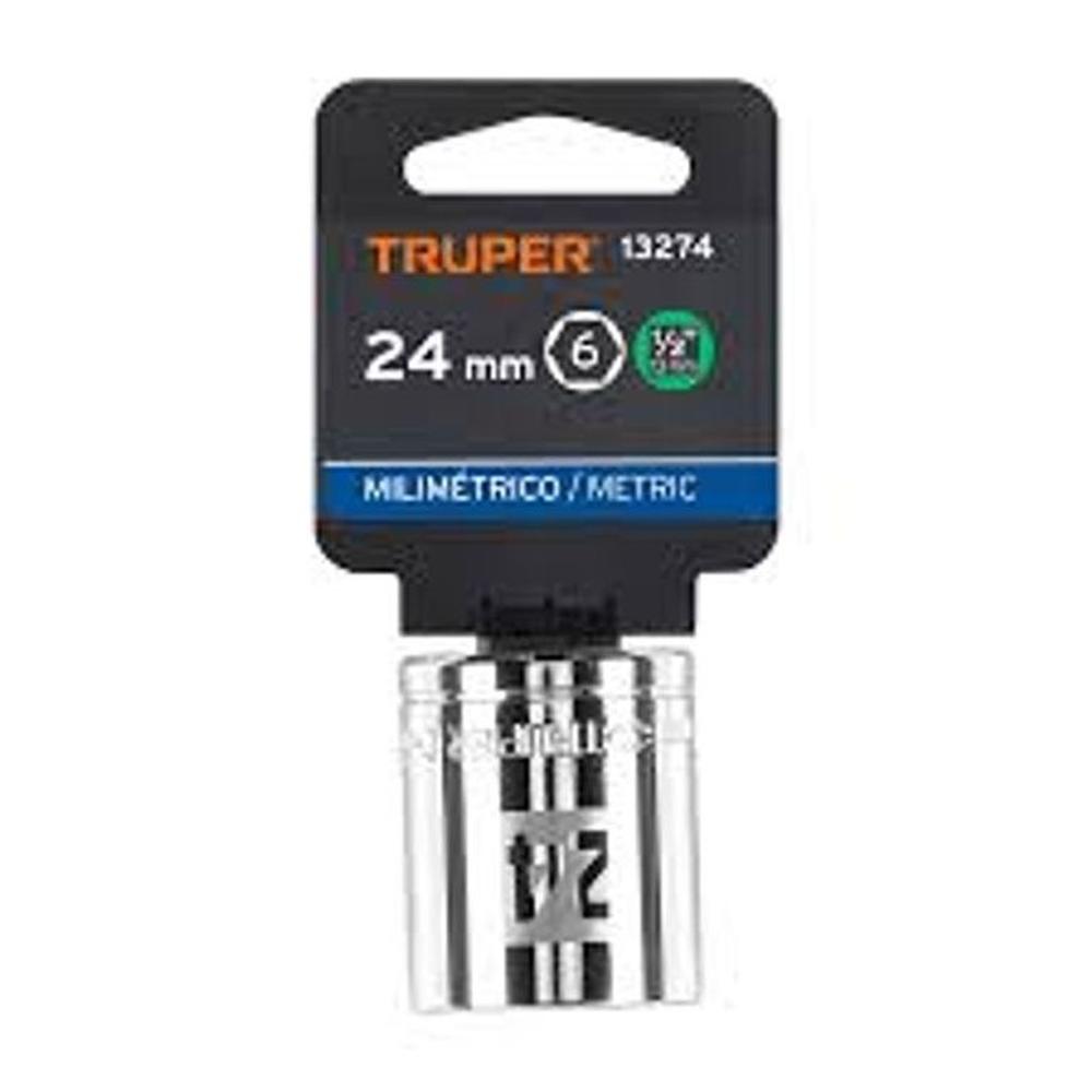 Dado hexagonal encastre 12 de 24 mm Truper - 13274