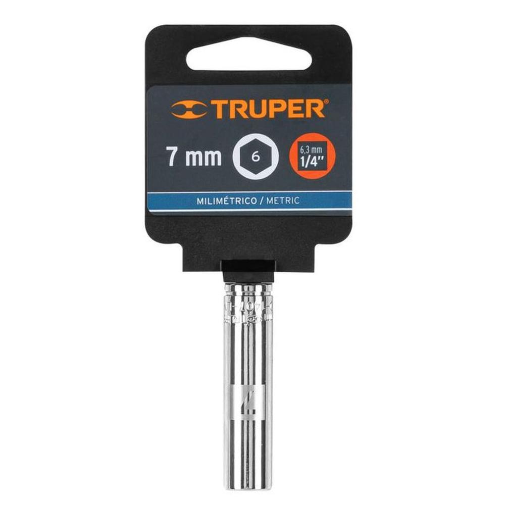 Dado tubular hexagonal encastre 14 de 7 mm Truper - 13201