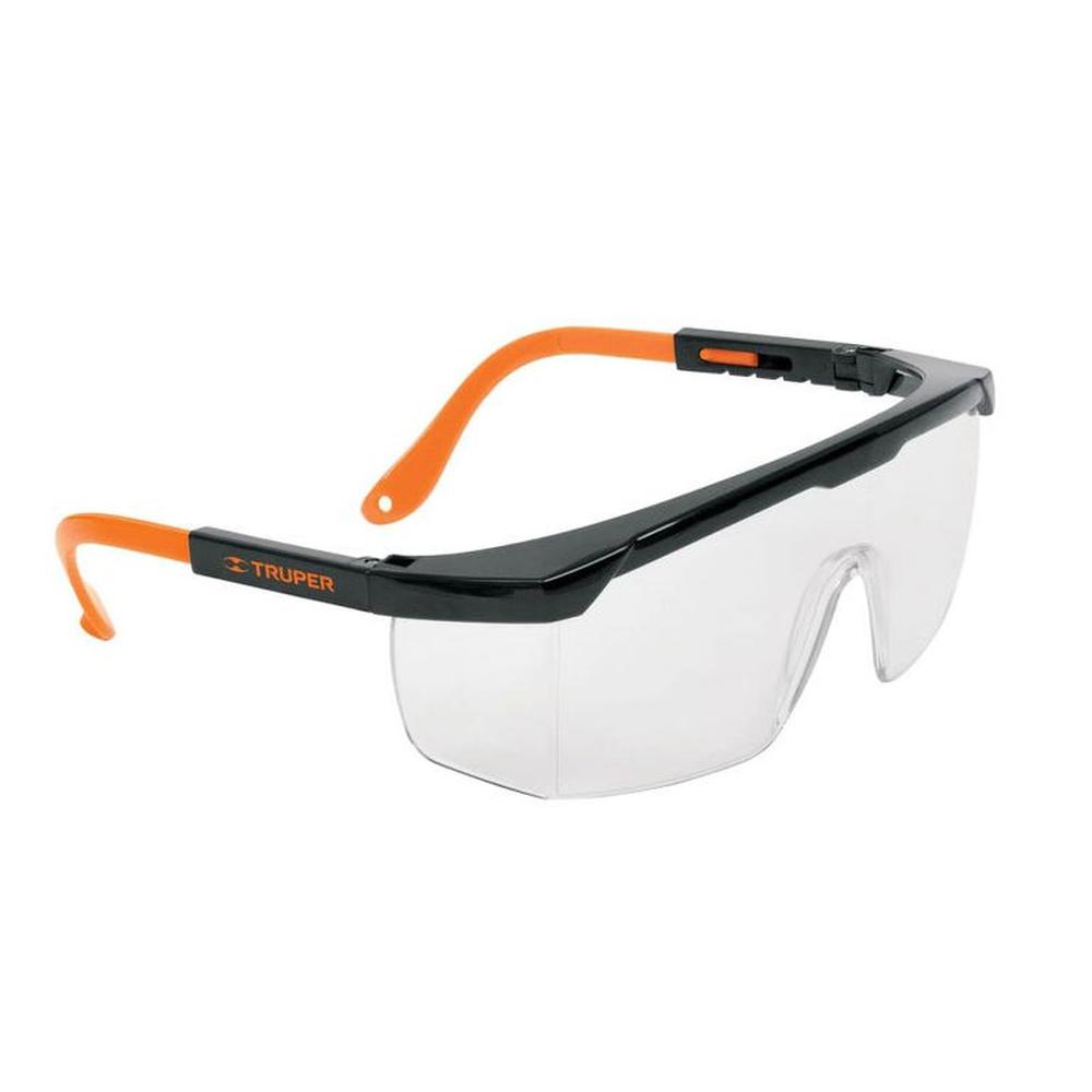 Lentes de seguridad ajustables claros cantiempaño Truper - 101933 Gris