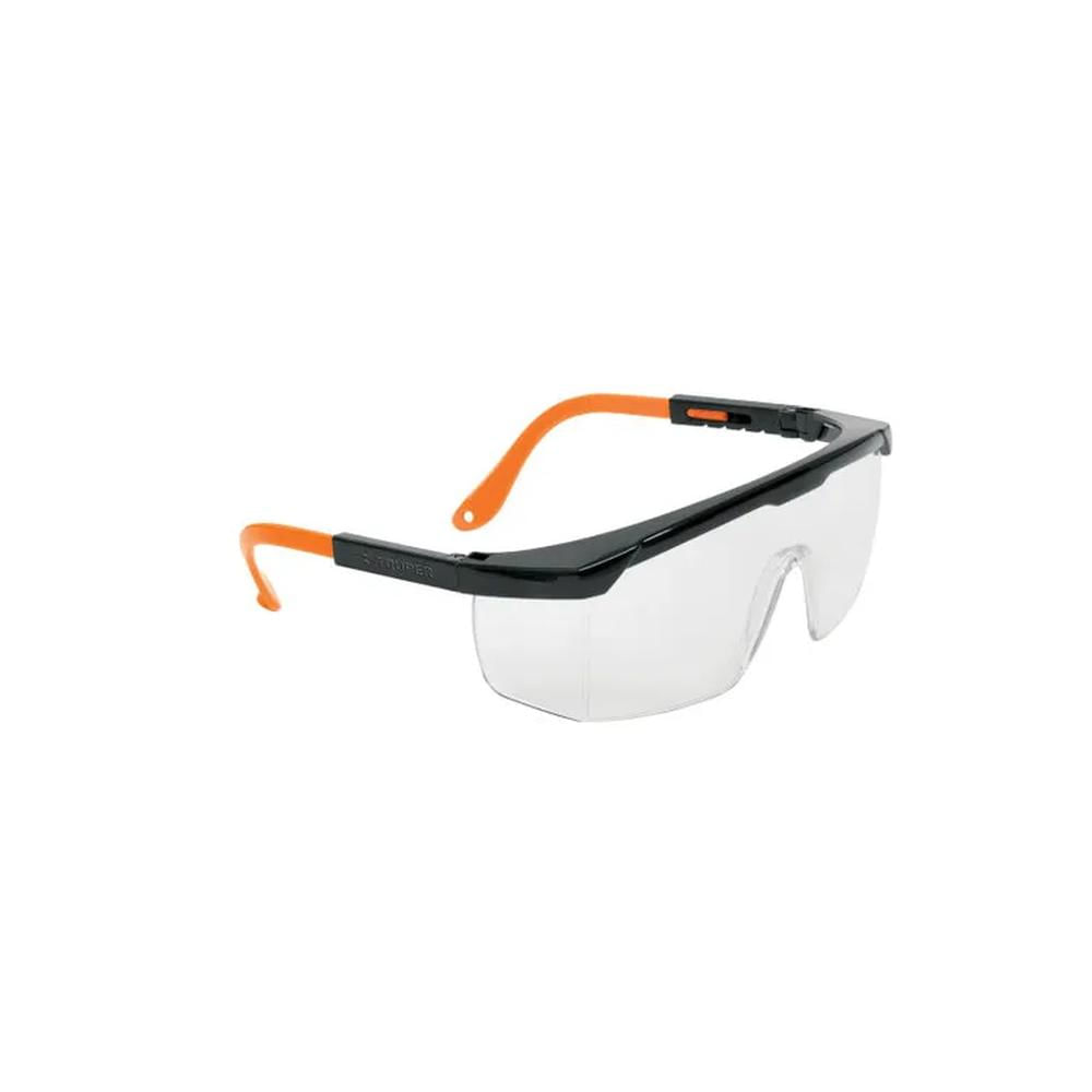 Lentes de seguridad ajustables transparentes Truper - 14284 Gris