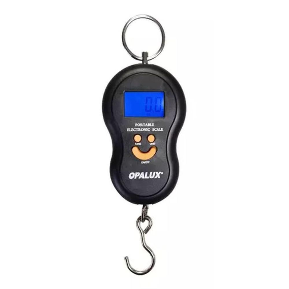 Balanza Portable De Gancho 10gr-50kg 2 Pilas AAA Opalux OP-601
