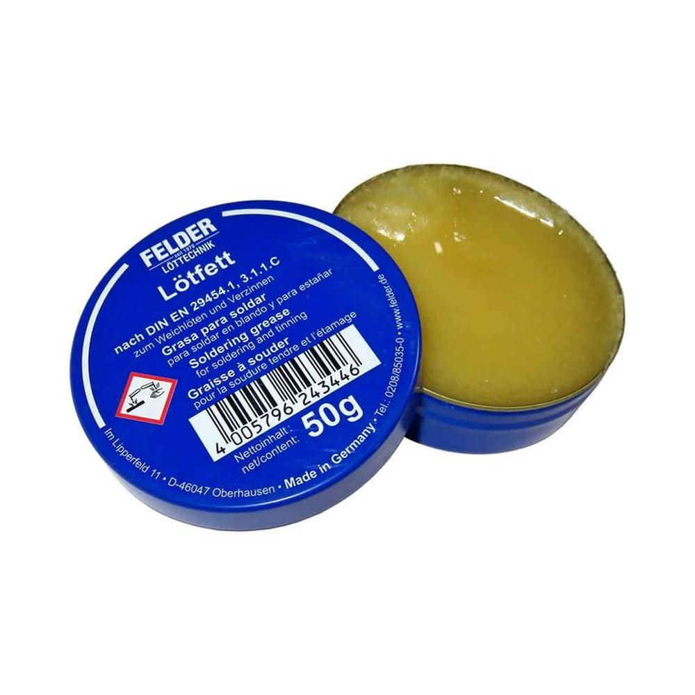 Pasta Para Soldar Lotfett Felder 50 Gr Gris