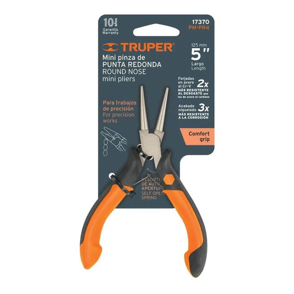 Alicate Mini Pinza De Punta Redonda De 5 Pulgadas Pm-pr4 - 17370