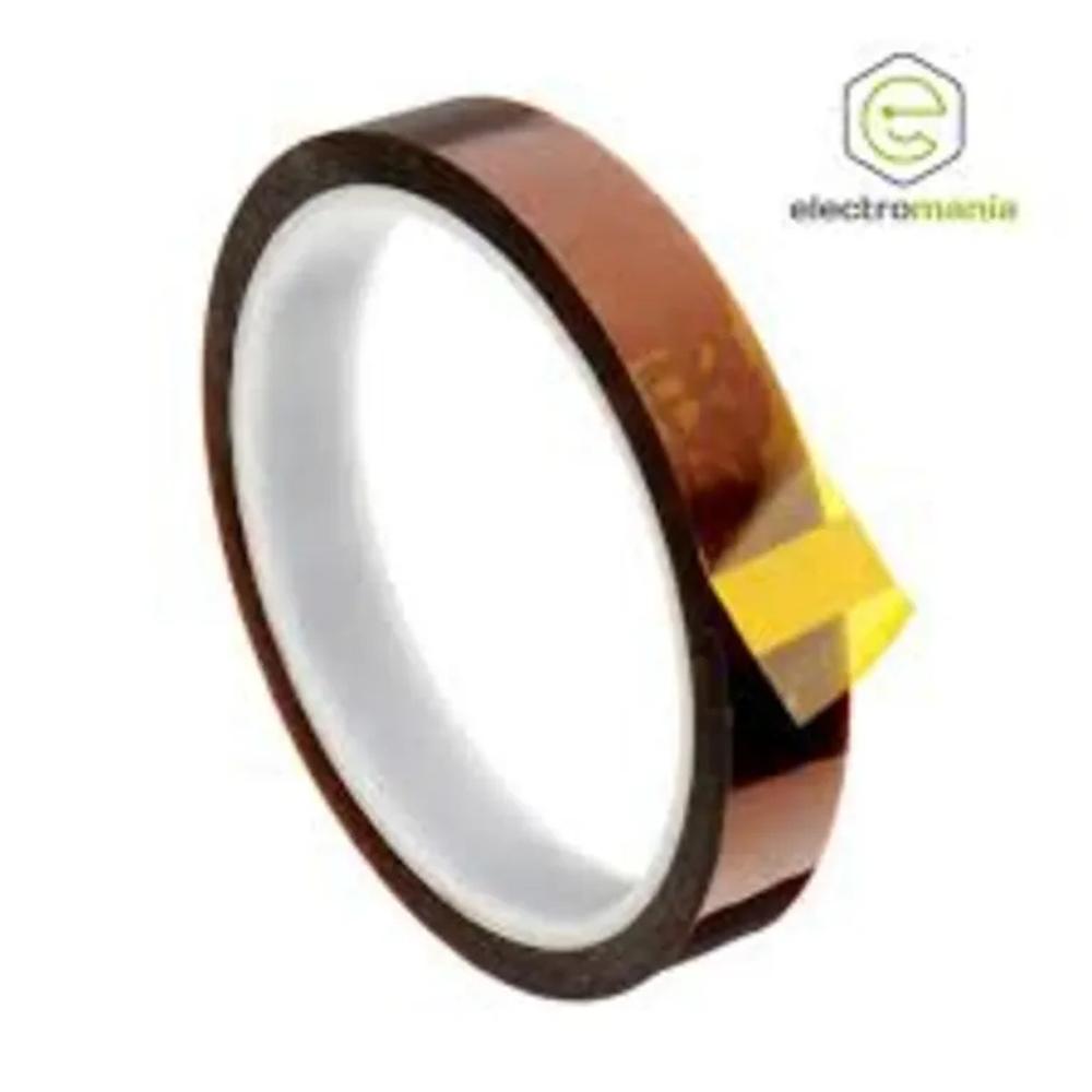 Cinta Térmica Kapton Alta Temperatura 20mm X 30 MTS - KAP20 AMARILLO