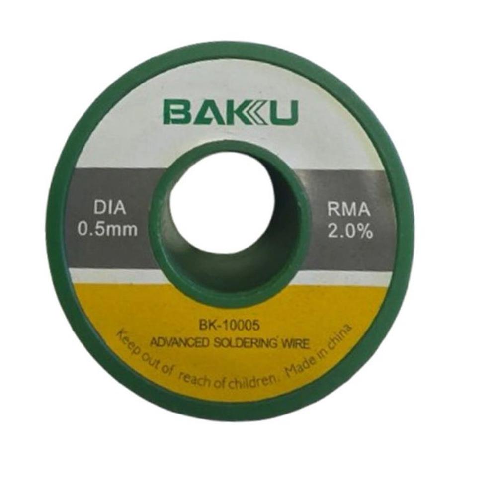 Rollo de Estaño Baku 05mm 50 gr BK-10005 Gris