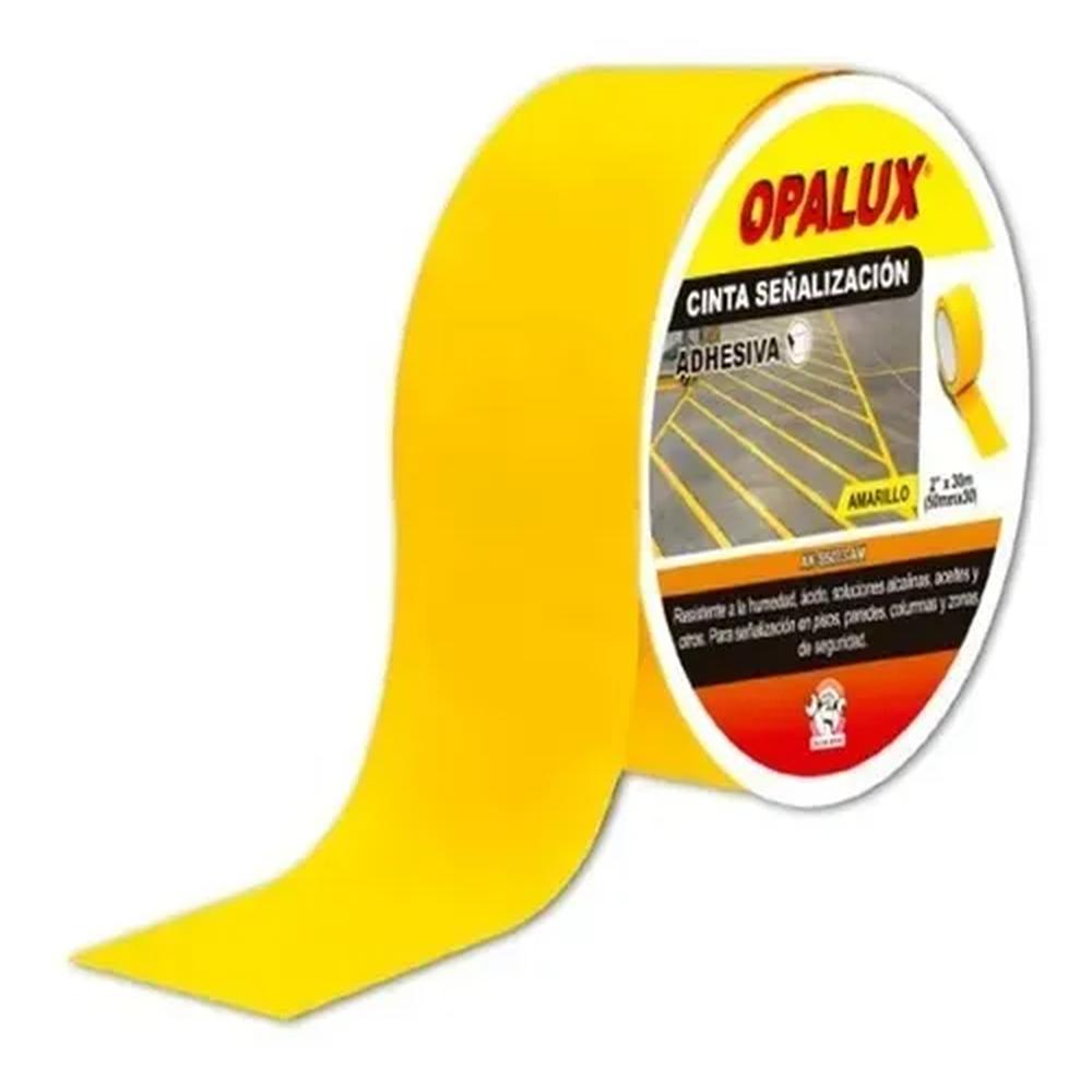 Cinta De Señalización Opalux Amarilla 30mx50mm AN-S5033-AM AMARILLO