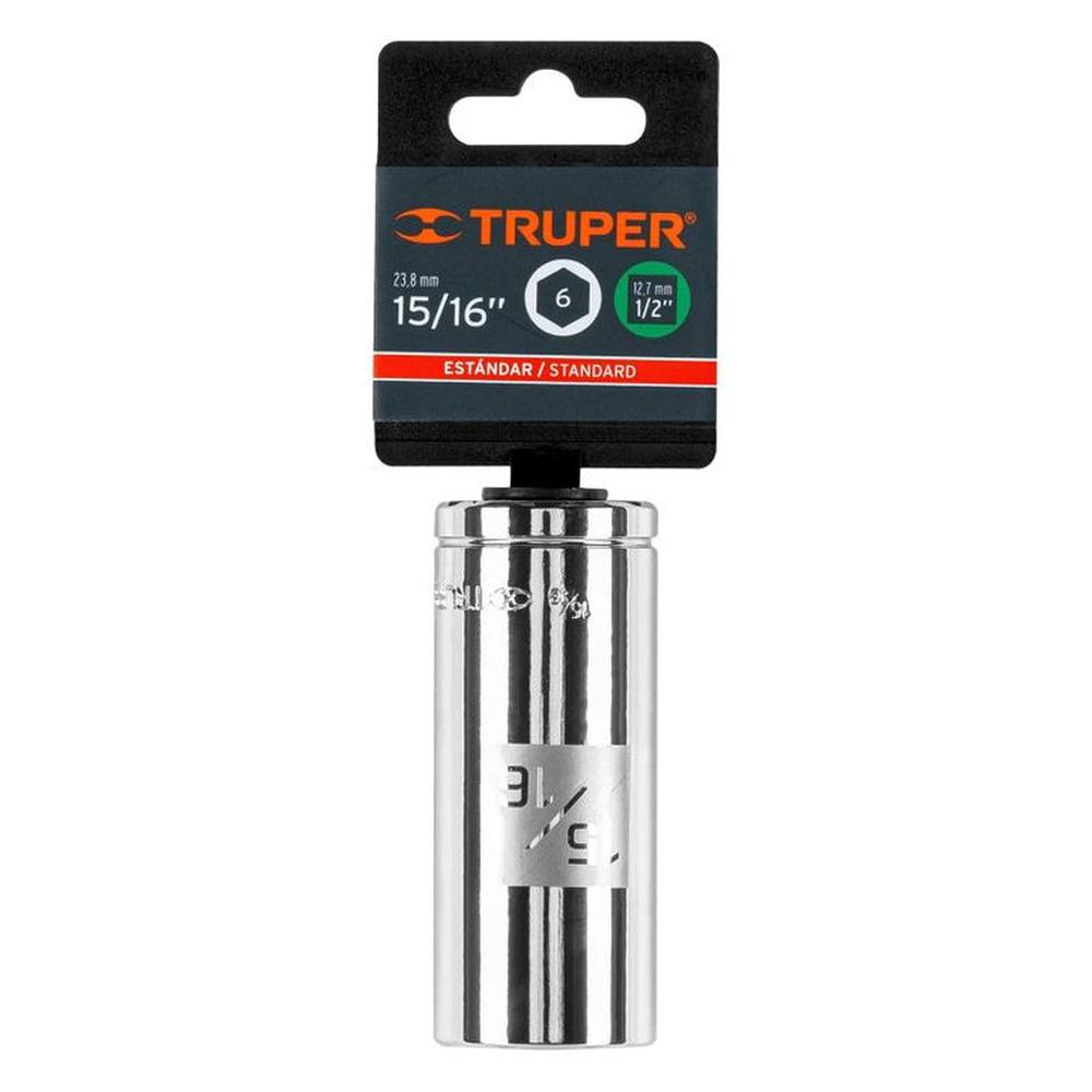 Dado tubular hexagonal encastre 12 de 1516 Truper - 13332