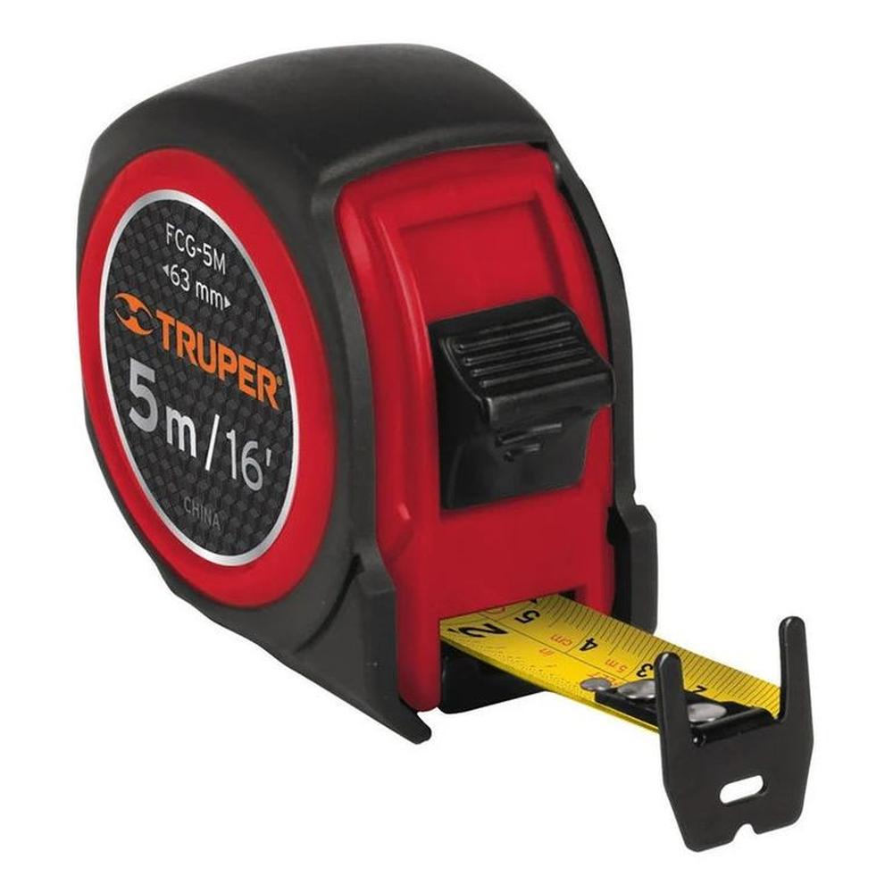 Wincha Compacta Contra Impactos 5 M Cinta 19 Mm Truper - 12772