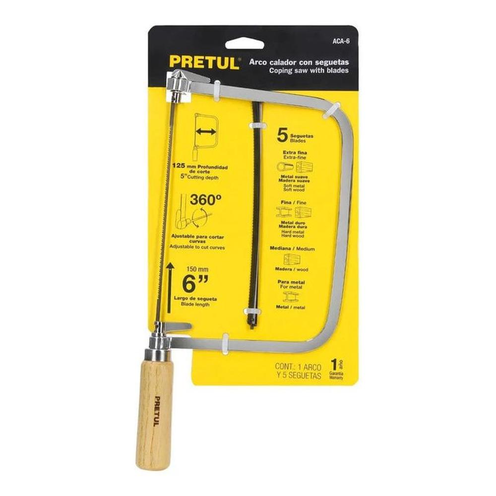 Arco Calador Para Segueta 6 Pretul 20000