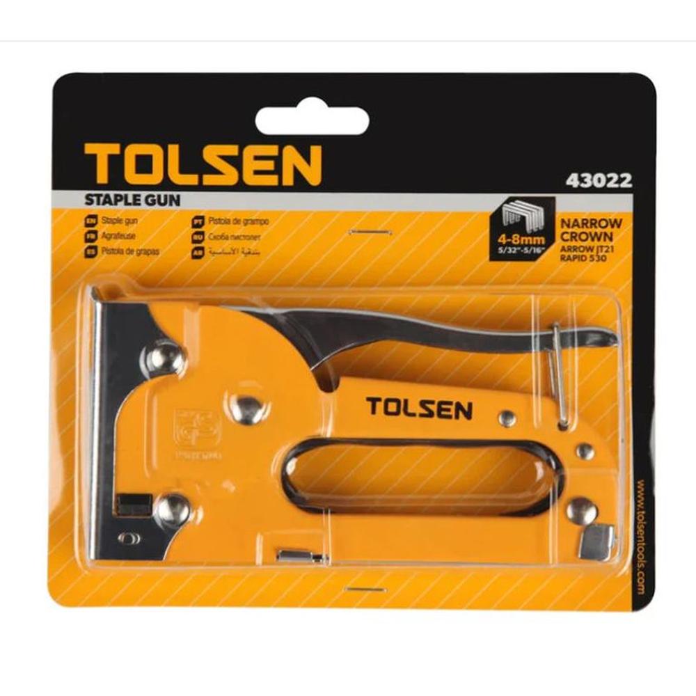 Pistola de grapas 4-8mm Tolsen - 43022