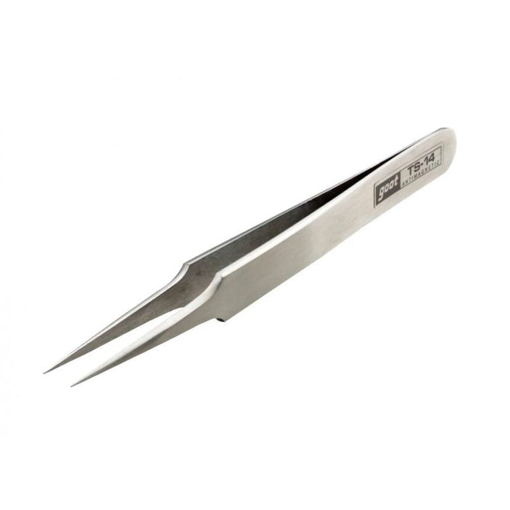 Pinza de Precisión Ultrafina Antiestática GOOT TS-14
