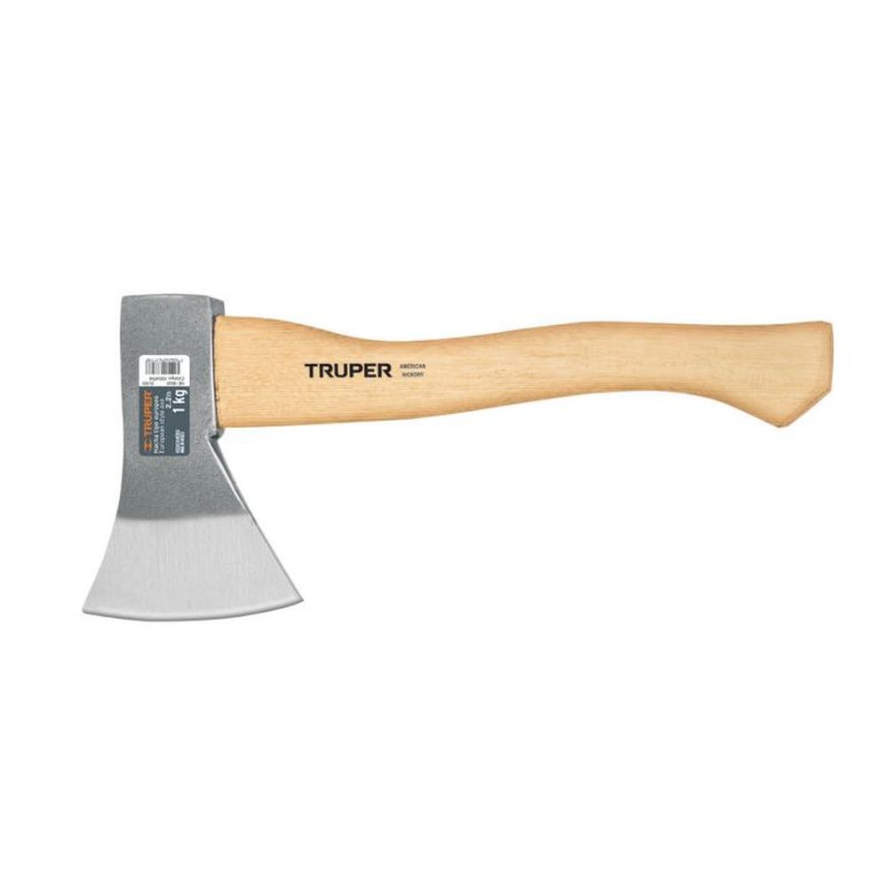 Hacha europea 800 g mango hickory 15 Truper - 100494