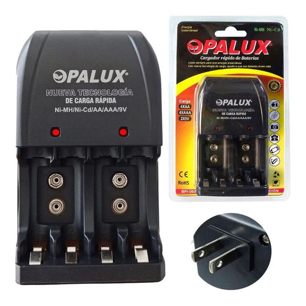 Cargador De Baterías Recargables 9vaaaaa Bpi-0604ng Opalux