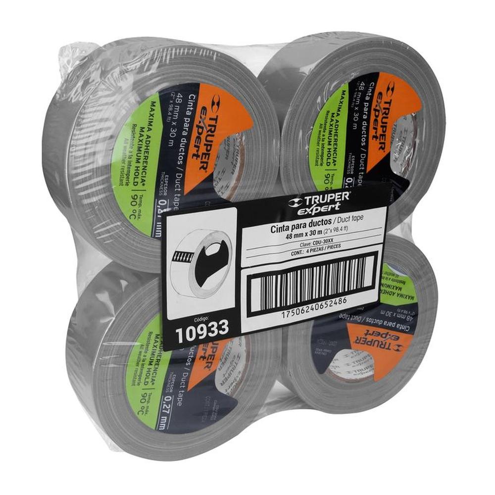Cinta ducte 30 m espesor 027 mm - 10933 Incoloro