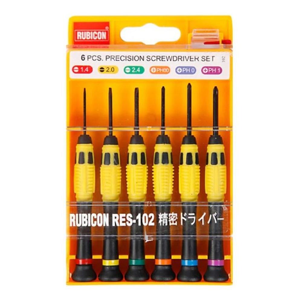 Desarmador Perilleros De Precisión Plano Y Estrella Rubicon