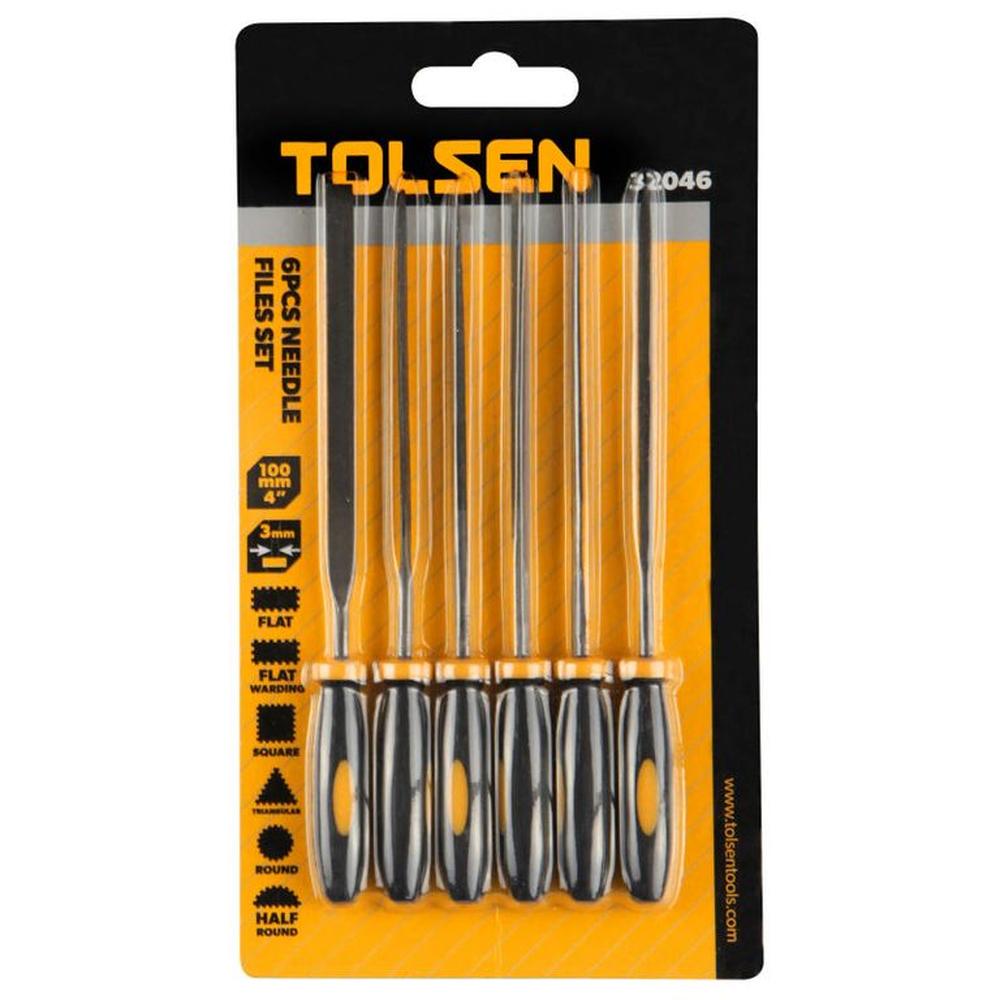 Juego de Limas de Precisión 6 pcs TOLSEN - 32046