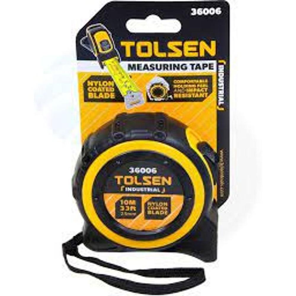 CINTA DE MEDICION 10M33FT25MM Tolsen - 36006