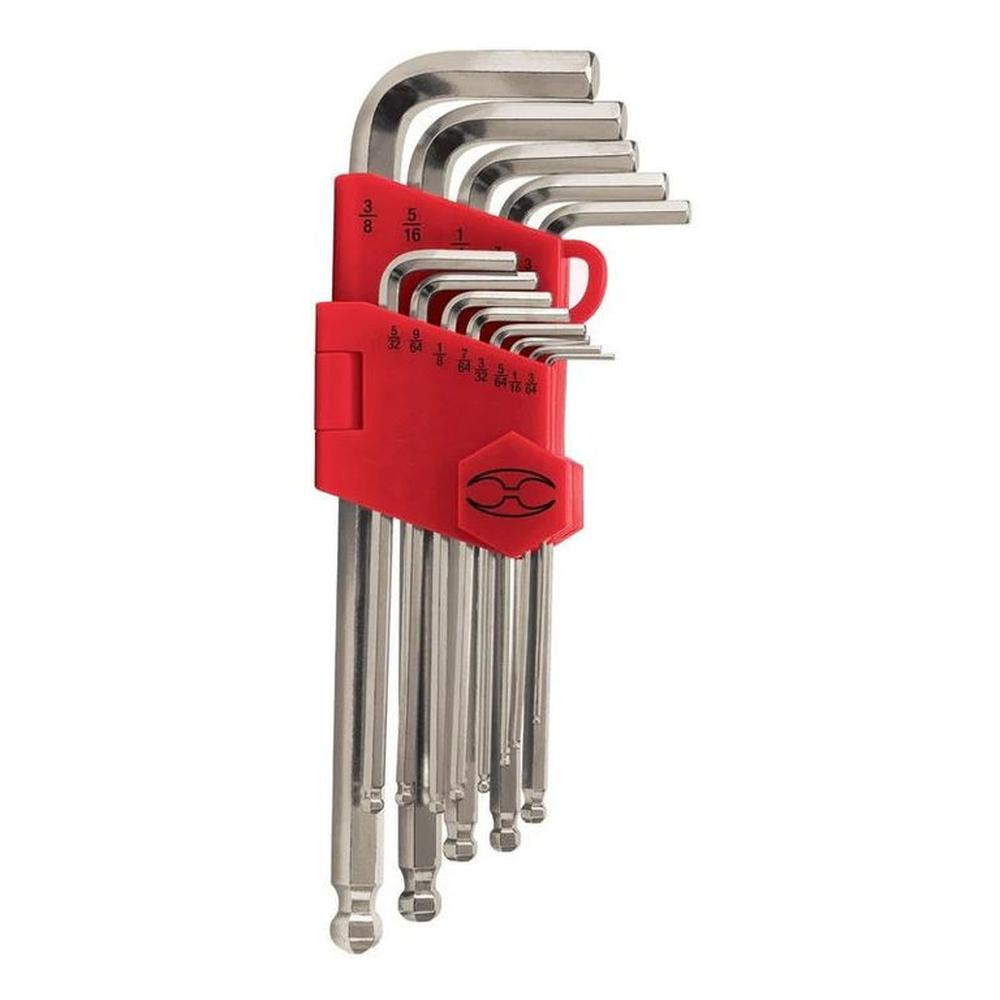 Llaves Allen En Pulgadas Xlargas Punta De Bola 13pzs Truper - 13645