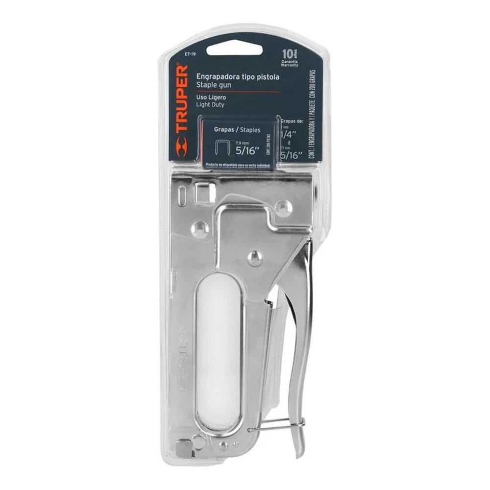 Engrapadora Tipo Pistola Uso Ligero Truper - 17977