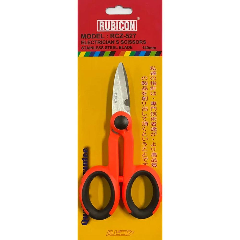 TIJERA ELECTRICISTA 14CM RCZ-527 RUBICON pza - 136777