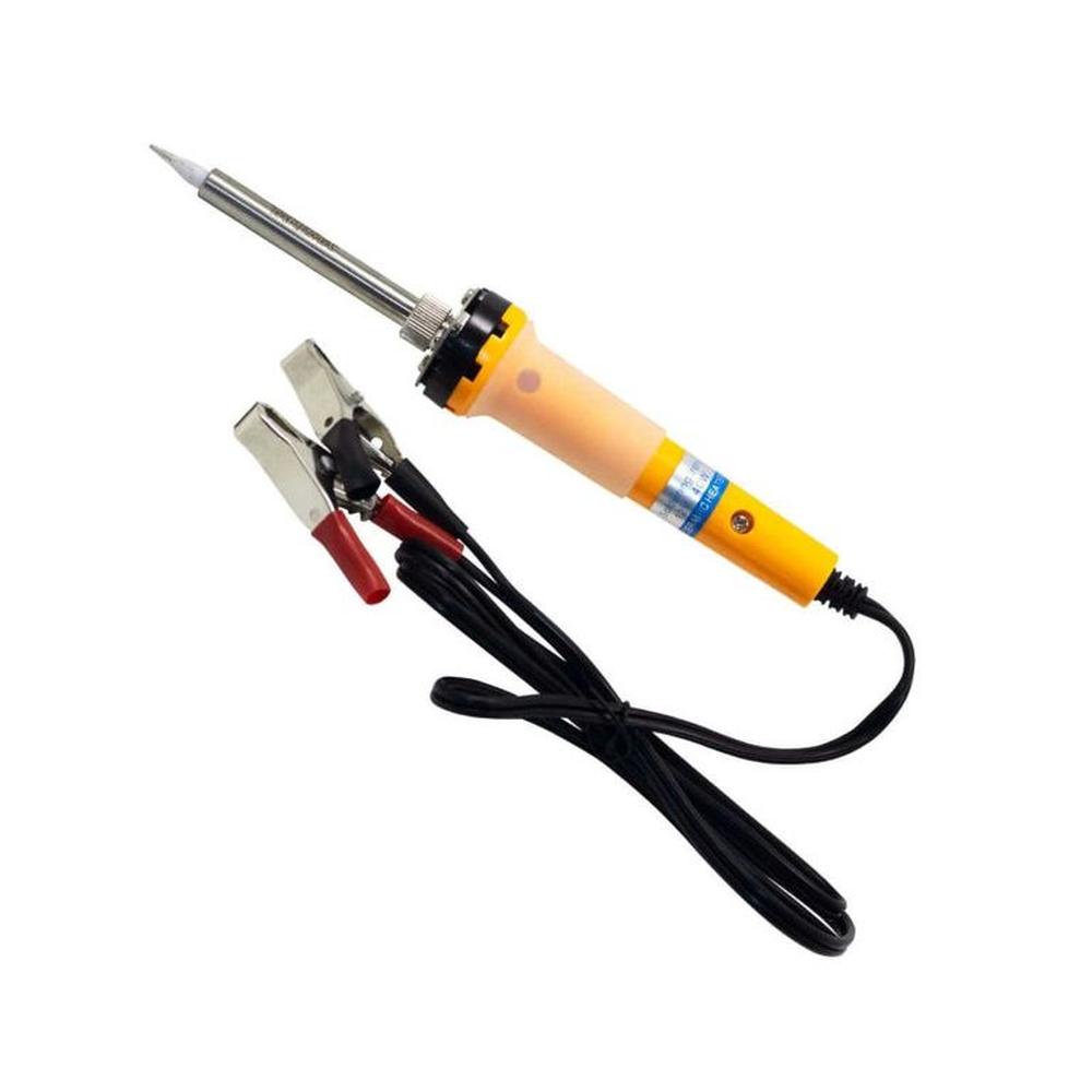 Cautín Tipo Lápiz Punta de Plata 40W de 12VDC TAKEMA ZD-200NDJ Gris