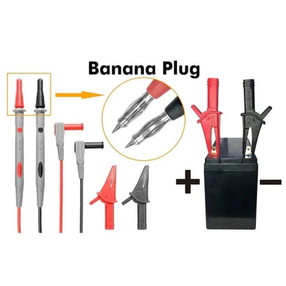 JUEGO DE PINZAS DE COCODRILO Y SONDA DE CABLE DE LÍNEA DE PRUEBA - TL31432