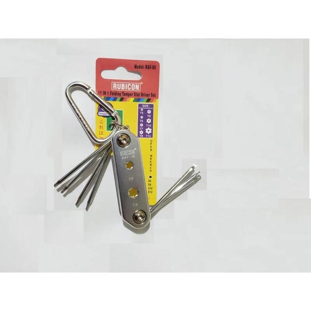 Juego Destornillador Torx  Con Seguro Ts5 -ts15