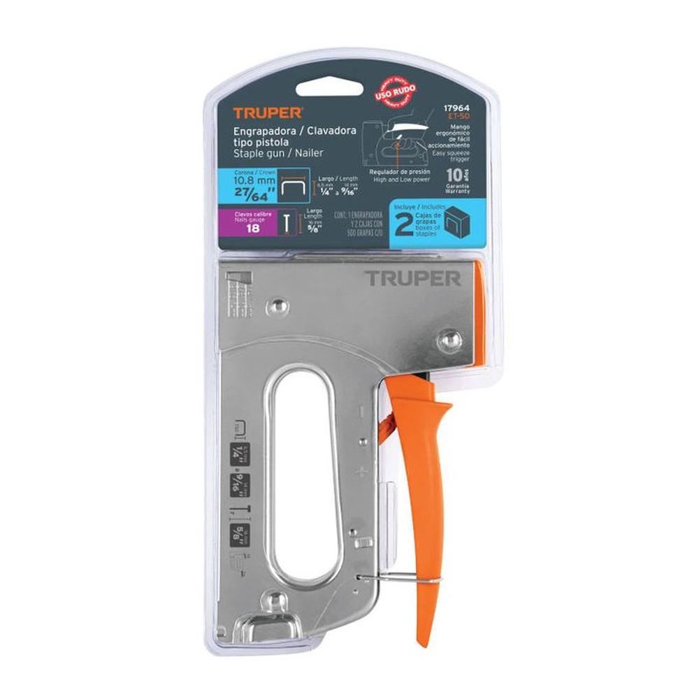 Engrapadora clavadora tipo pistola ET-50 Truper - 17964
