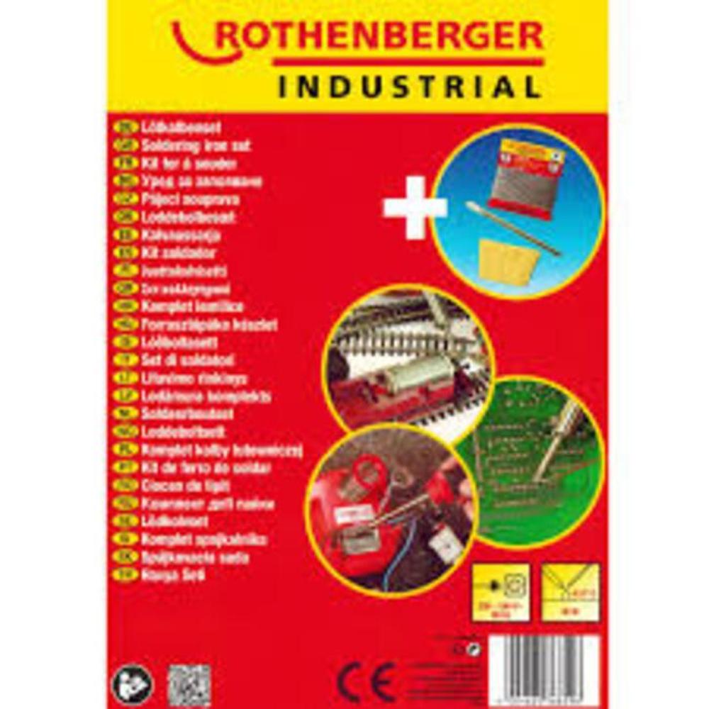 Soldador Rothenberger Industrial 30W con Estación 240V Rojo